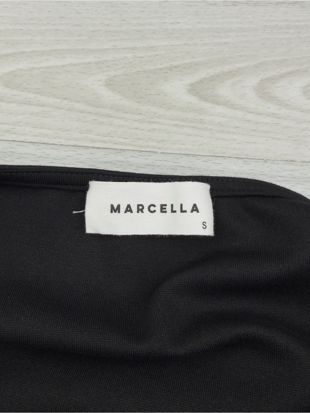 Marcella NYC Manhattan One Shoulder Gown European Ponte Open Back Halter Small - Picture 16 of 16